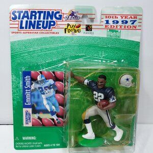 Emmitt Smith NFL Starting Lineup 1997 Dallas Cowboys Running Back Figure NEW